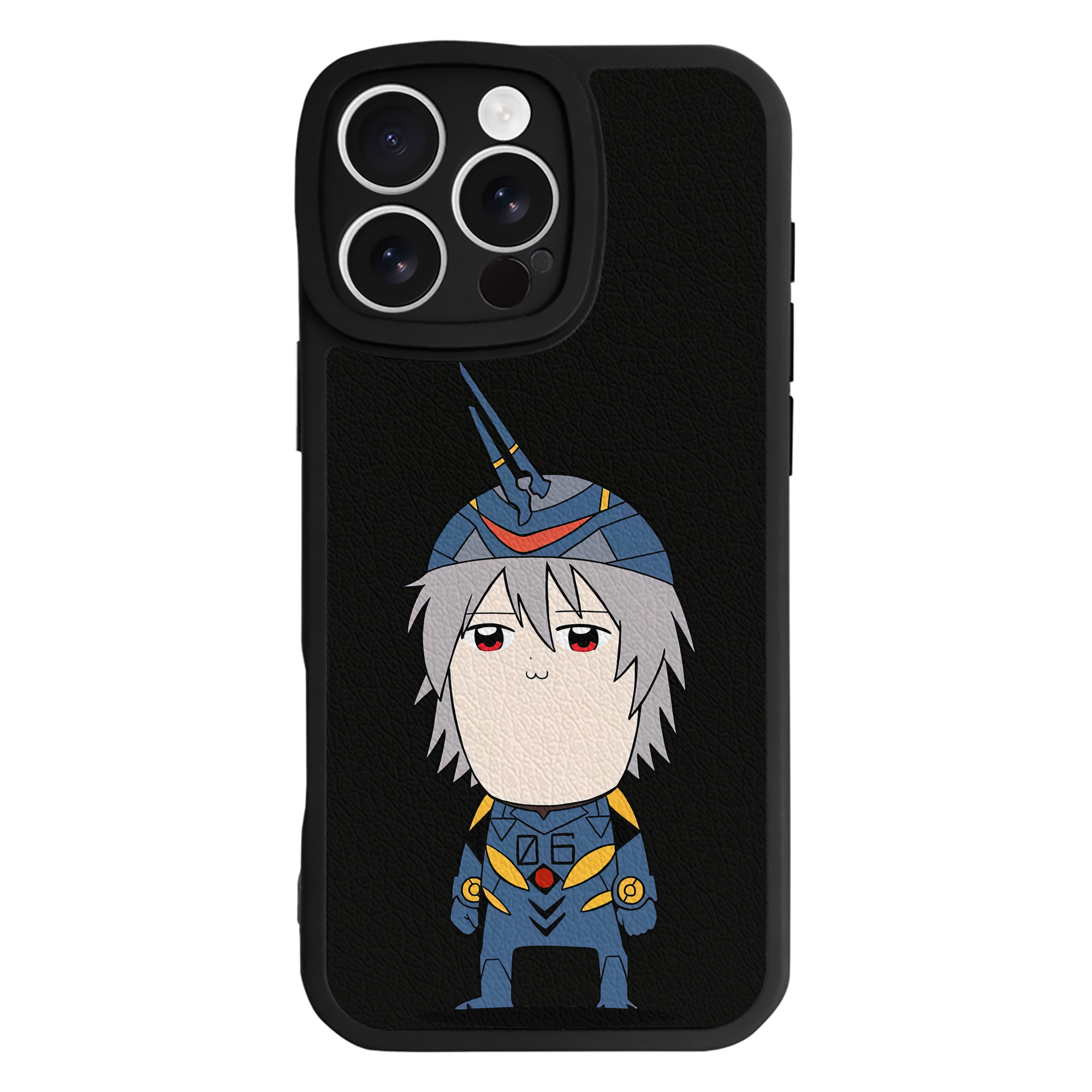 （画像用） EVA 新世紀エヴァンゲリオン 【iPhone 16シリーズ対応】シリコンスマホケース（レザー調） 材質：シリコン